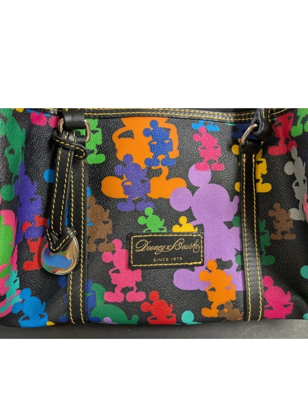Dooney & Bourke Multicolor Disney Mickey satchel - Picture 2 of 7